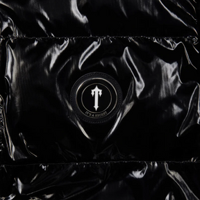 Trapstar Damen Decoded Glänzende Schwarze Kapuzenjacke - Urbaner Streetwear-Style