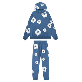 Blauer Denim Tears Baumwoll-Trainingsanzug für Herren – Stilvoller Streetwear Komfort Set