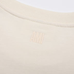 AMI Paris Herz Logo Baumwoll T-Shirt Herren – Klassisch, Bequem, Stilvoll