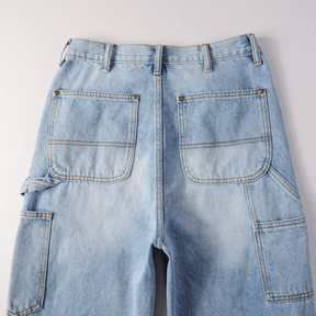 Amiri Blaue Patch Flared Jeans – Designer-Denim mit Schlag für Style-Liebhaber