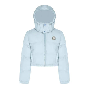 Trapstar Damen Irongate Pufferjacke mit abnehmbarer Kapuze – Urbaner Warmhaltender Streetstyle