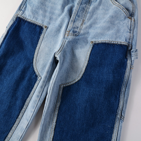 Amiri Blaue Patch Flared Jeans – Designer-Denim mit Schlag für Style-Liebhaber
