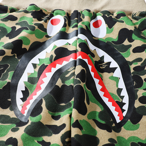 BAPE Shark Camo Streetwear Shorts für Herren – Bequeme Baumwolle Freizeit Bermuda