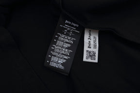 Exklusives Palm Angels Shanghai Logo T-Shirt Herren Baumwolle Schwarz Kurzarm