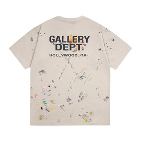 Gallery Dept. Künstlerisches Oversized Unisex T-Shirt – Handgemacht, Einzigartiger Streetwear-Stil