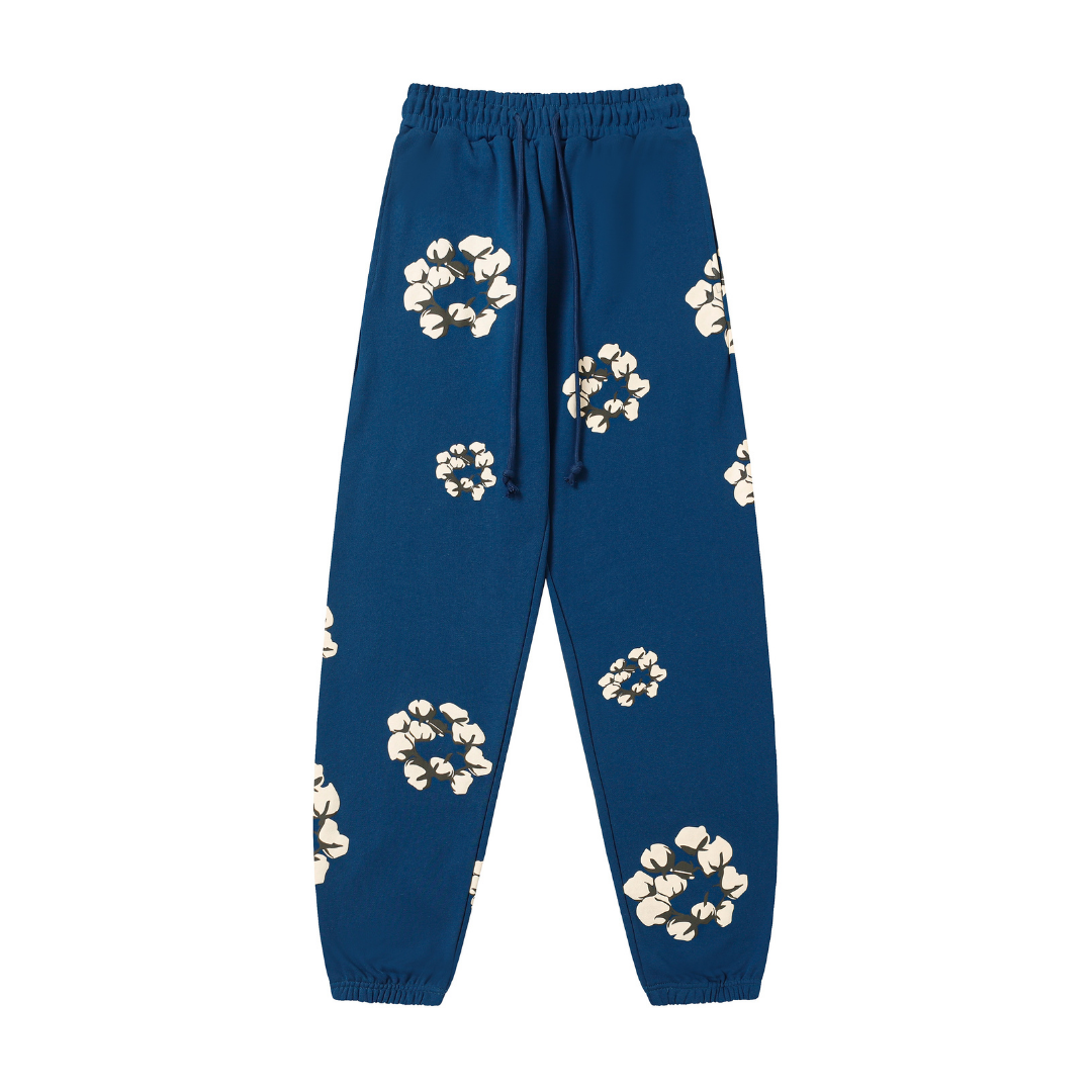 Denim Tears Kaktusblauer Trainingsanzug: Luxuriöses Baumwoll-Streetwear-Set