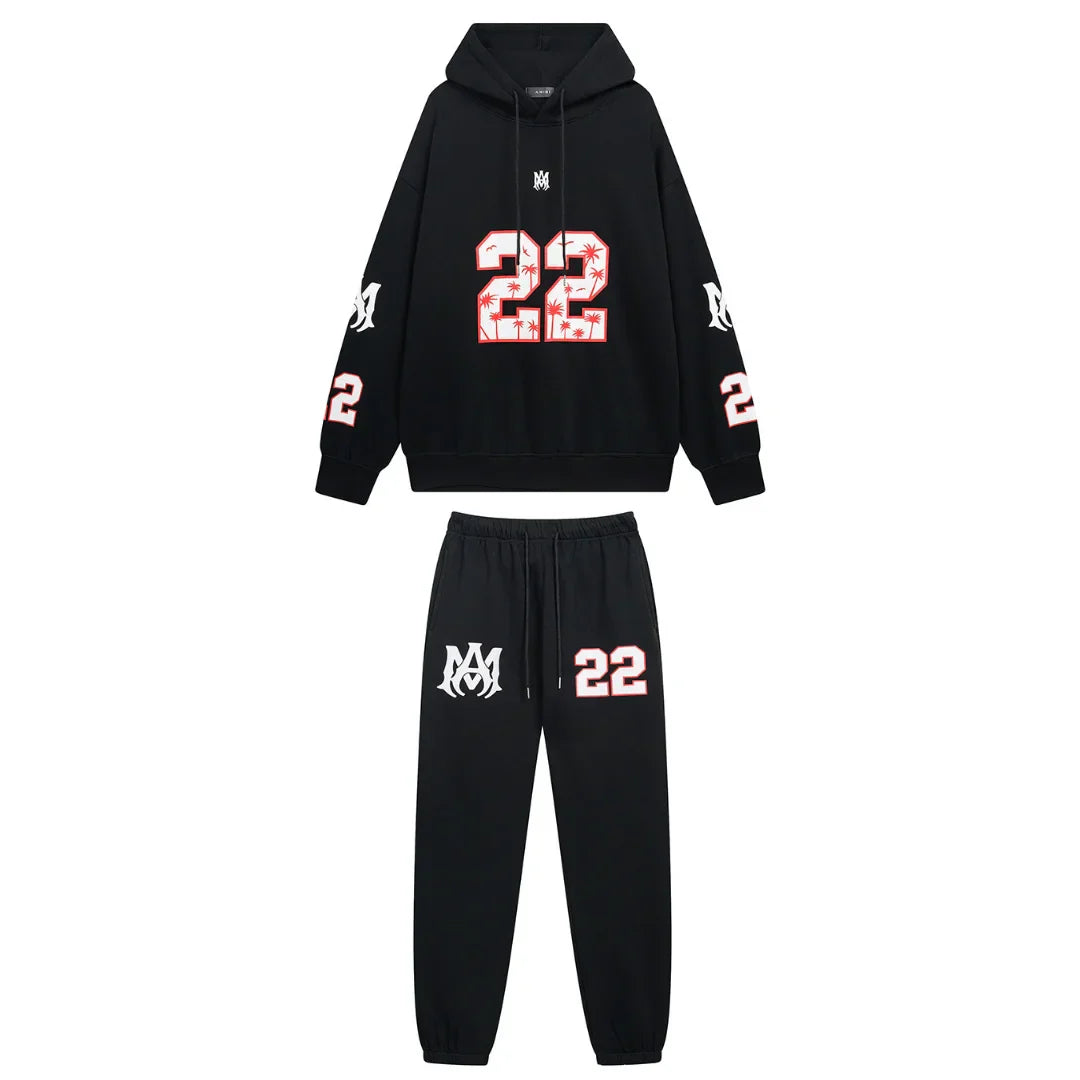 Amiri '22' Sport-Trainingsanzug: Luxuriöser Streetwear-Stil für Ultimative Eleganz
