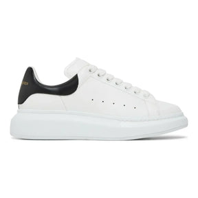 Alexander McQueen Weiß Schwarz Luxus Ledersneaker – Eleganz trifft Streetwear