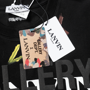 LNVN x Gallery Dept. Handbemaltes Streetwear T-Shirt: Künstlerisches Oversize Design aus Baumwolle