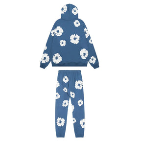 Blauer Denim Tears Baumwoll-Trainingsanzug für Herren – Stilvoller Streetwear Komfort Set