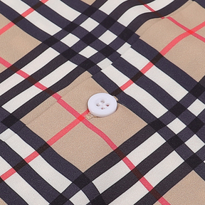 Luxuriöses Burberry Herren Kurzarmhemd – Klassisches, bequemes Design aus Baumwolle
