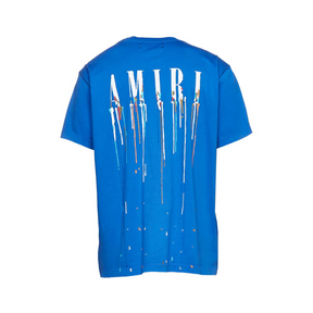 Amiri Pain Statement Blaues Designer T-Shirt – Luxuriöses Baumwoll-Shirt für Herren