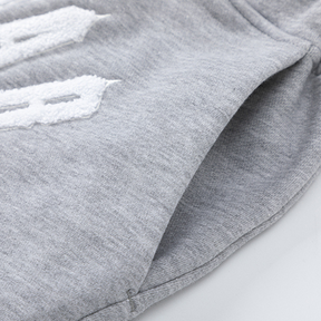 Trapstar Irongate Arch Chenille Shorts Set Grau - Luxuriöser Streetwear Freizeitanzug