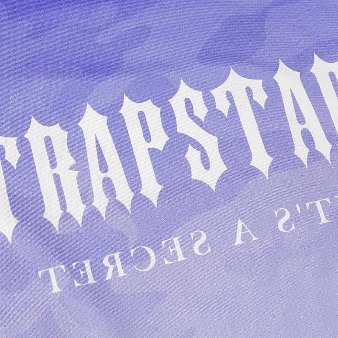 Exklusives Trapstar Eisblau Farbverlauf T-Shirt | Stylisches Streetwear Herren Tee