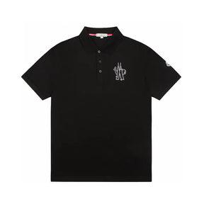 Moncler Luxus Polohemd für Herren mit ikonischem Logo, atmungsaktiv & bequem