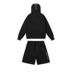 Trapstar Decoded 2.0 Kapuzen-Trainingsanzug Schwarz-Pink – Stylischer Urban Streetwear Look