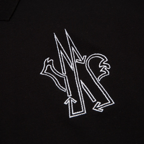 Moncler Luxus Polohemd für Herren mit ikonischem Logo, atmungsaktiv & bequem