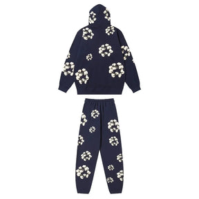 Denim Tears Kaktus Blau Trainingsanzug – Stylisches Designer-Set