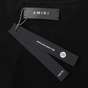 Amiri Bandana Bleichfarbe Spritzer T-Shirt Herren Baumwolle Luxus Streetwear