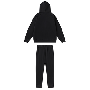 Exklusiver Trapstar Decoded 2.0 Kapuzen-Trainingsanzug Schwarz Grün – Premium Streetwear Set