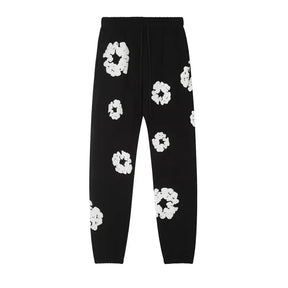 Denim Tears Schwarzer Premium Jogginganzug – Stylisches Baumwoll-Set für Komfort
