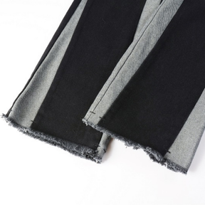 Exklusive Amiri Flared Jeans: Schwarze Grau Waschung, Premium Denim, Rock-Chic Style