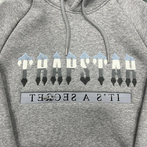 Trapstar Secret Decoded 2.0 Grauer Kapuzen-Jogginganzug – Stylischer Streetwear Set