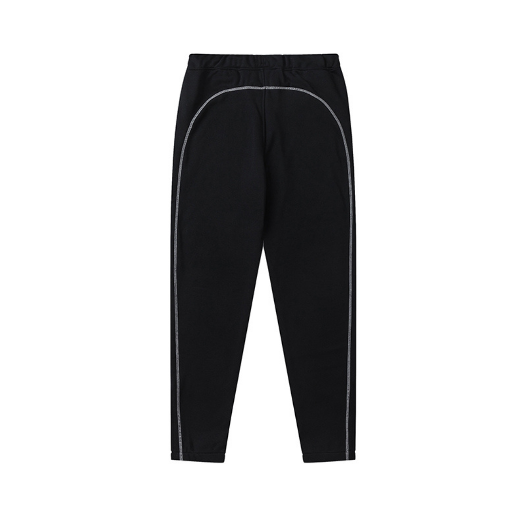 Trapstar Irongate Arch Chenille Trainingsanzug Schwarz Rot Luxuriöser Streetwear