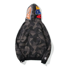 Exklusiver BAPE Streetwear Hai-Hoodie für Herren – Premium Baumwolle, Stylisch & Bequem