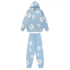 Luxuriöser Denim Tears Babyblauer Trainingsanzug – Stilvoller Komfort für Ihn