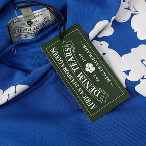 Denim Tears Blauer Baumwoll-Trainingsanzug für Herren – Bequemer Freizeitanzug mit Logo