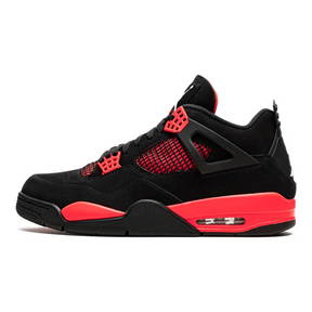 Air Jordan 4 Retro 'Red Thunder' Sneaker Herren - Legendärer Schwarz Rot Basketballschuh