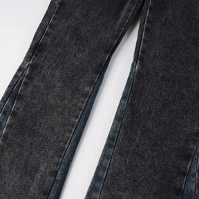 Amiri Ausgestellte Graue Jeans: Luxuriöser Denim für Stilbewusste