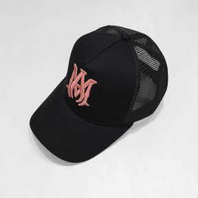 Amiri Luxus Baseball Cap Schwarz Pink – Exklusiver Designer Streetstyle Hut