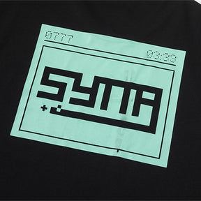 Stylisches Syna World Herren T-Shirt: Bequemes Baumwoll-Streetwear-Basic mit Logo-Print