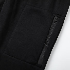 Trapstar Decoded 2.0 Kapuzen-Trainingsanzug Dreifach Schwarz – Stilvoller Streetwear Freizeitanzug