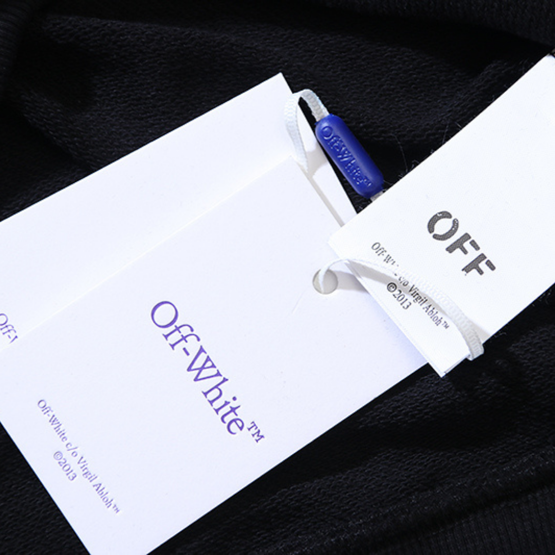 Off-White™ Monogram Luxus Streetwear Kapuzenpullover – Modernes Design für Ihn & Sie