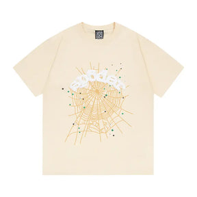 SP5DER Streetwear T-Shirt aus Baumwolle: Bequemes Kurzarm-Shirt mit stylischem Grafikdruck