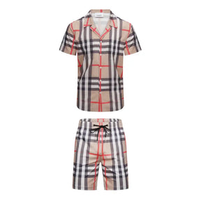Exklusives Burberry Herren Shorts Set – Klassisches Karodesign, Luxuriöser Komfort und Stil