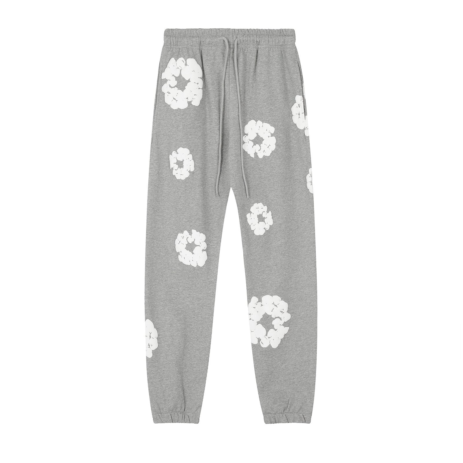 Denim Tears Grauer Jogginganzug: Stilvoll, Gemütlich, Hochwertig, Lässige Eleganz