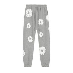 Denim Tears Grauer Jogginganzug: Stilvoll, Gemütlich, Hochwertig, Lässige Eleganz