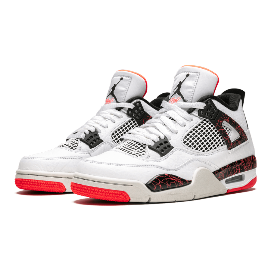 Air Jordan 4 Retro 'Crimson Tint' Sneaker: Lebhaftes Design, Premium-Leder, Vintage-Akzente, Ikonischer Stil