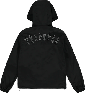 Authentischer Trapstar Irongate Schwarzer T Windbreaker – Stilvoller Urbaner Look