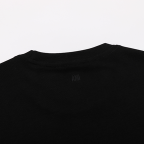 AMI Paris Unisex T-Shirt – Hochwertige Baumwolle, Herz-Logo, Französischer Stil