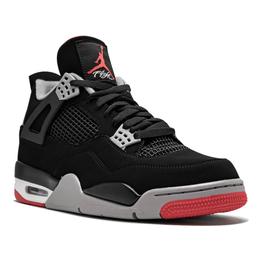 Air Jordan 4 Retro "Bred 2019" Klassische Herren Sneaker mit Nike Air Branding