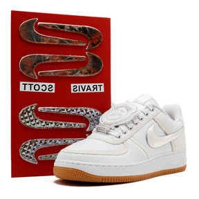 Nike Air Force 1 Low Travis Scott White Canvas Sneaker Limitierte Edition