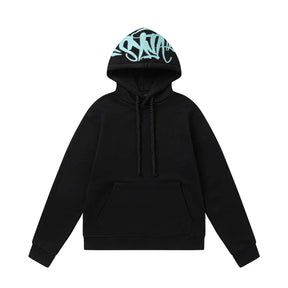 Syna World Stylischer Schwarz-Blauer Trainingsanzug: Bequem, Modern & Urban