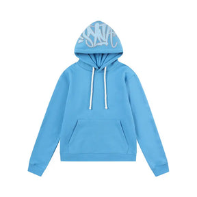 Syna World Logo Blauer Trainingsanzug – Bequemer Streetwear Freizeit Sport Set