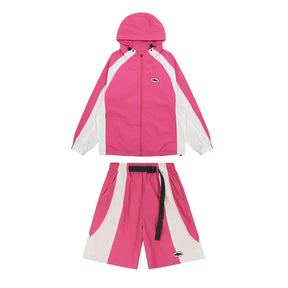 Corteiz Pink Streetwear Trainingsanzug: Komfortables, Stylisches Unisex-Set für Urbane Looks