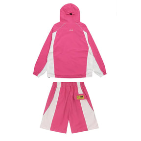 Corteiz Pink Streetwear Trainingsanzug: Komfortables, Stylisches Unisex-Set für Urbane Looks